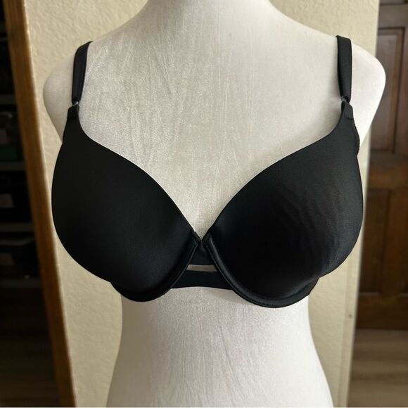 Warners Black No Side Effects Underarm Smoothing Comfort Underwire 36C - Picture 2 of 10